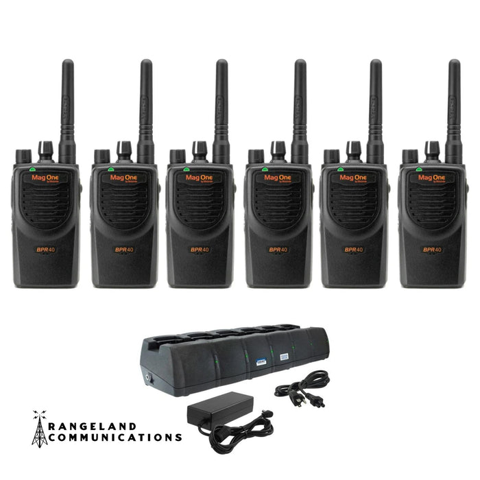 Motorola MagOne BPR40 6 Unit Bundle (Digital)
