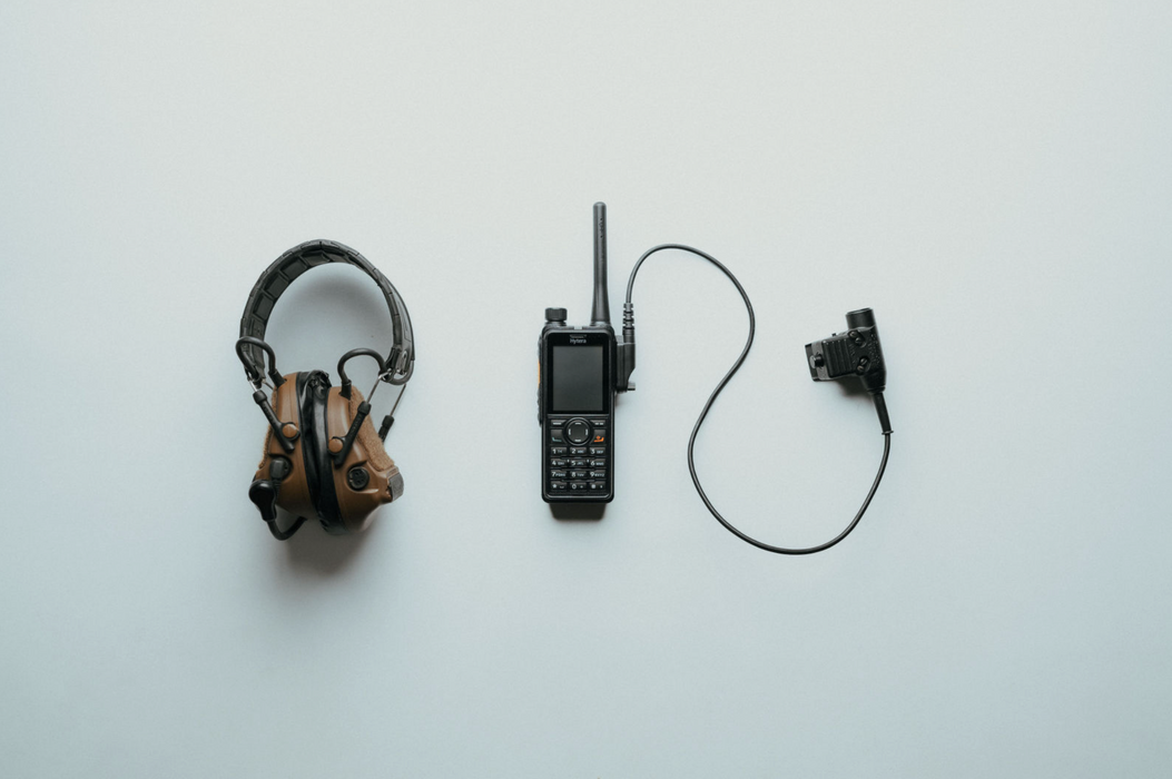 Hytera HP782 with Peltor ComTac and Disco32 PTT