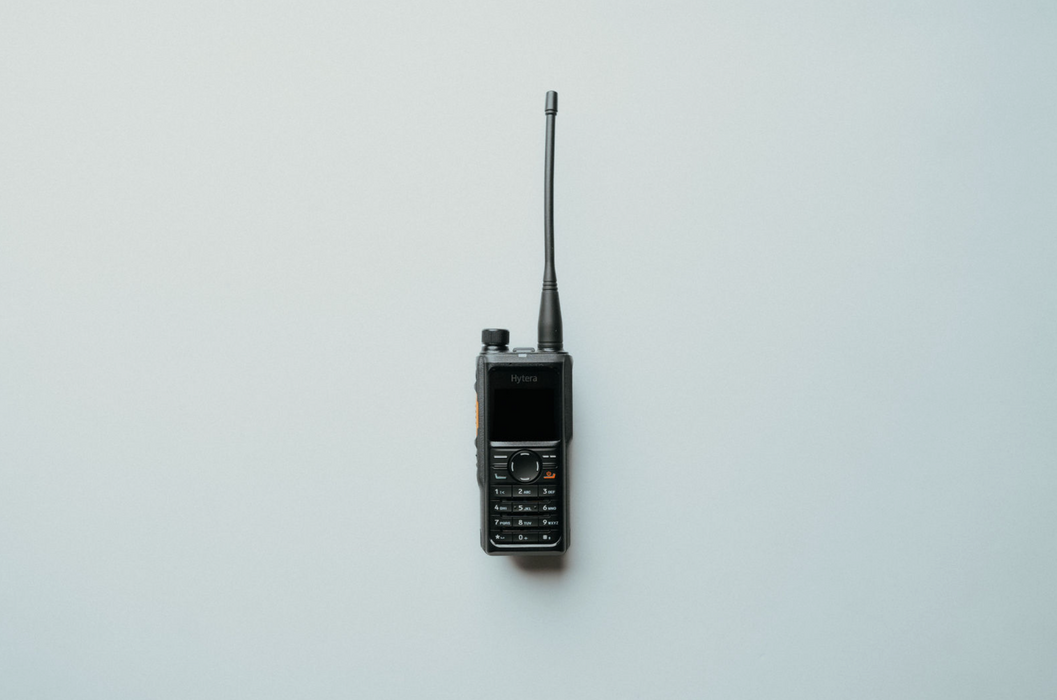Close up of Hytera HP682 DMR radio