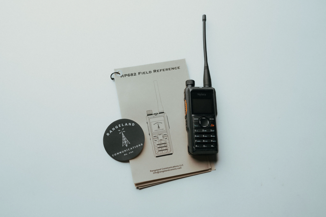 Hytera HP682 Encrypted radio close up