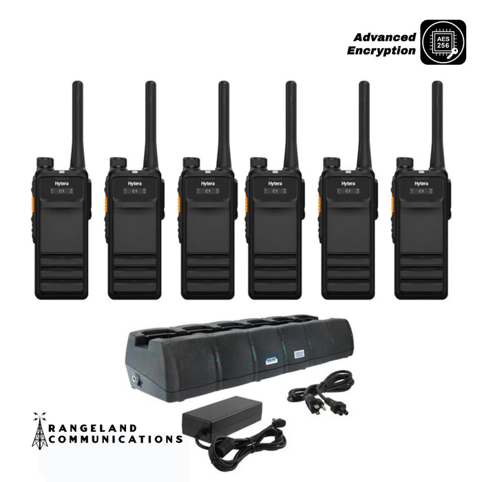 Hytera HP702 6 Unit Bundle